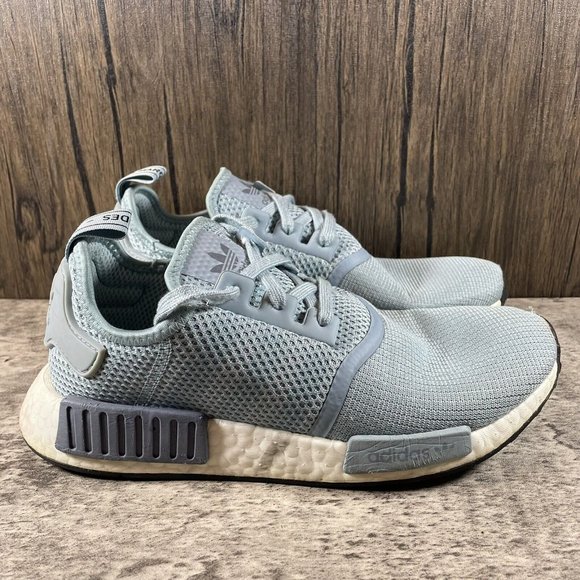 Adidas Mens NMD R1 Athletic Shoes Running Lace Up Trainer Blue Size 9 main image 6